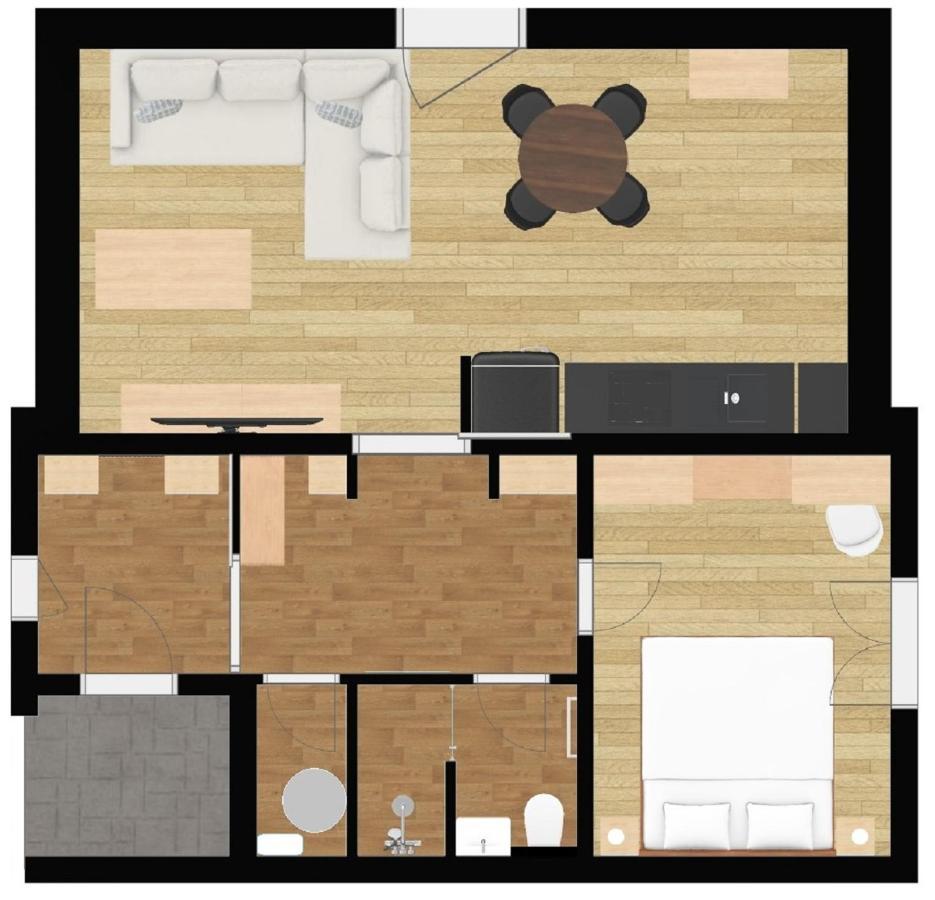 Garage Harrachov Apartment Екстериор снимка